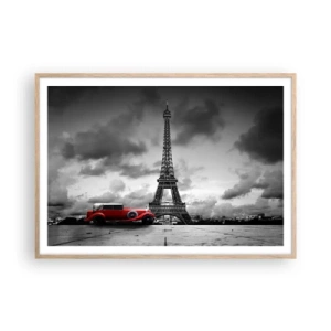 Poster în ramă de stejar deschis - Nu cu mult timp în urmă, la Paris - 100x70 cm