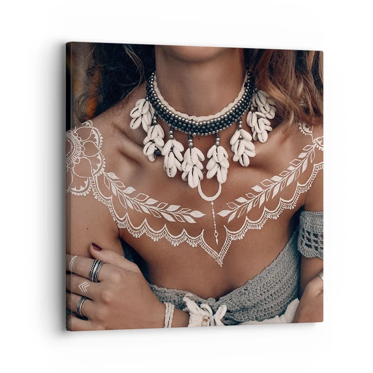 Tablou pe pânză - Talismanele, ritualurile feminității - 30x30 cm