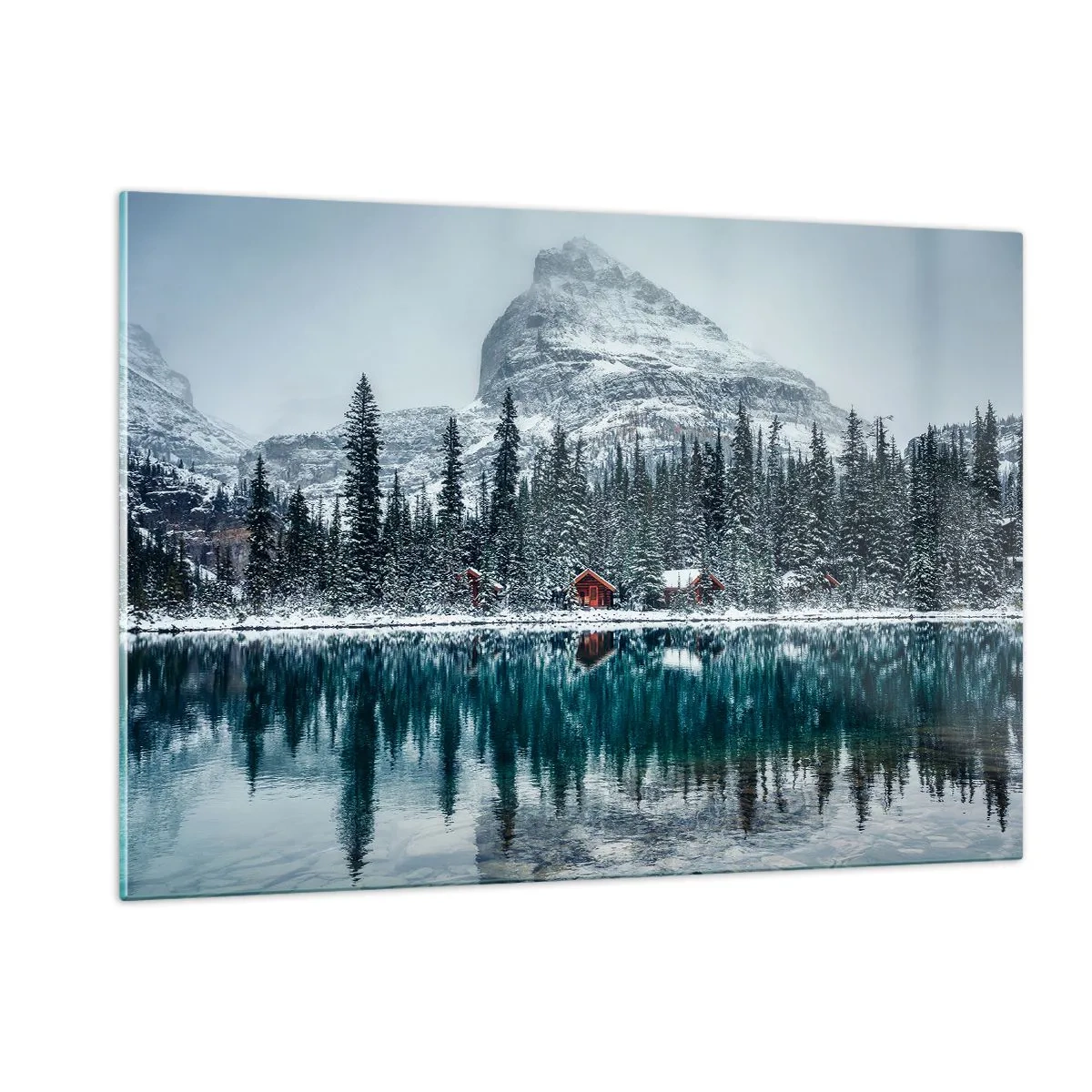 Tablou pe sticlă - Refugiu canadian - 120x80 cm
