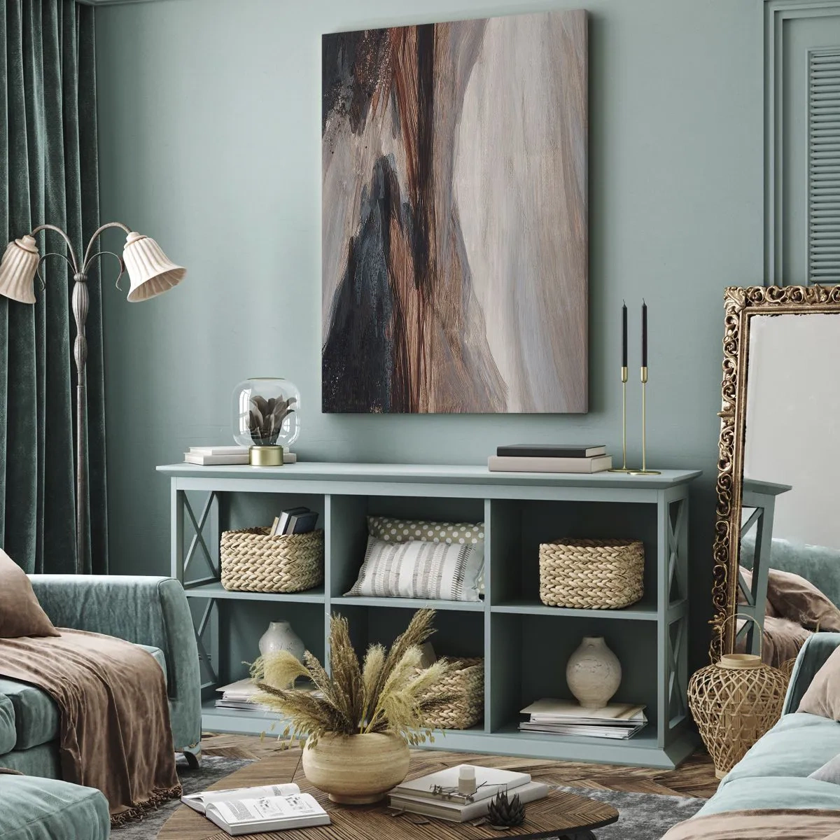 Tablou pe pânză - Valea liniștită - 80x120 cm