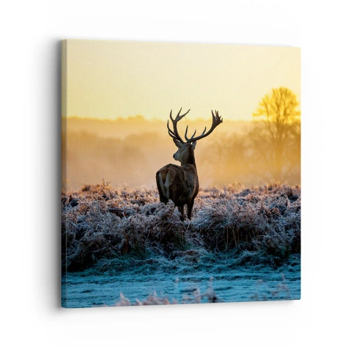 Tablou pe pânză - Încoronat pe domeniul său - 30x30 cm