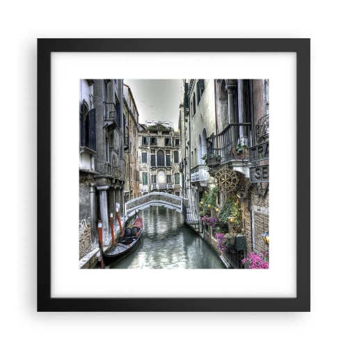 Poster în ramă neagră - Timp de secole în reverie tăcută - 30x30 cm