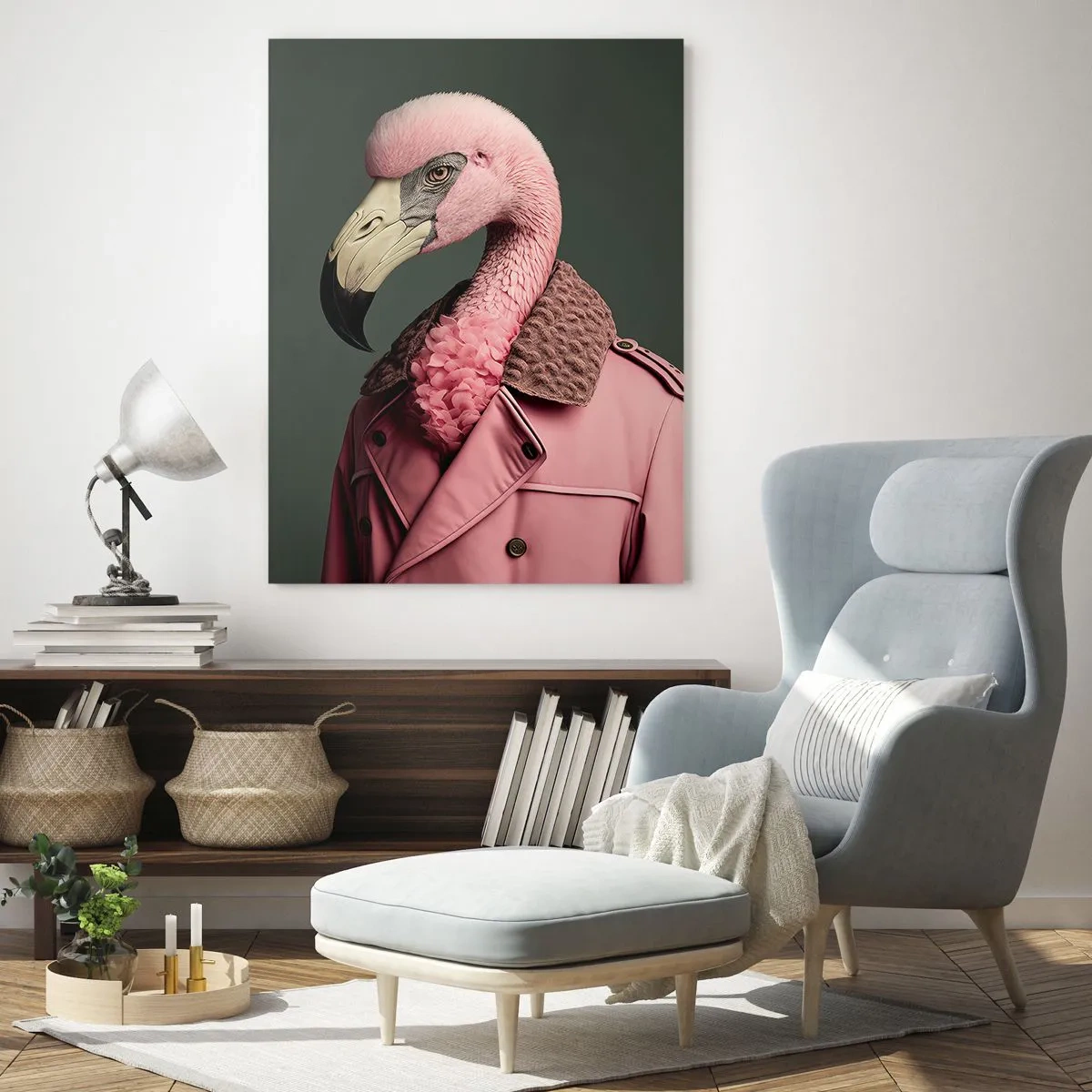 Tablou pe sticlă - Cu adevărat elegant - 50x70 cm