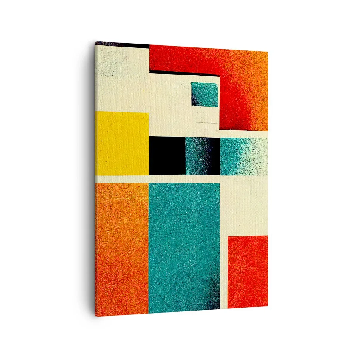 Tablou pe pânză - Abstracție geometrică - energie bună - 50x70 cm