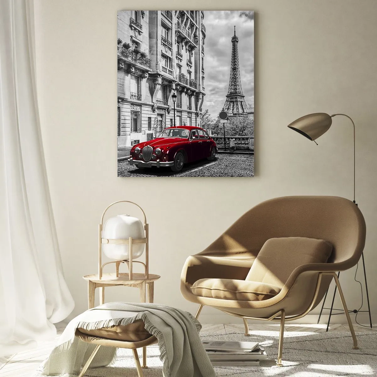 Tablou pe sticlă - Prădător în oraș - 50x70 cm