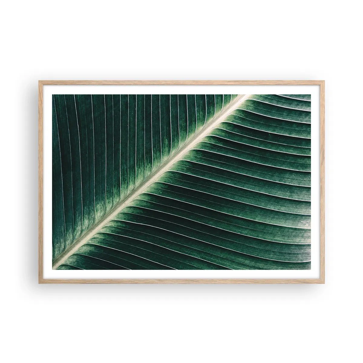 Poster în ramă de stejar deschis - Ritmul naturii - 100x70 cm