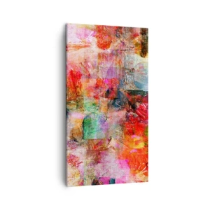 Tablou pe pânză - O călătorie prin roz - 45x80 cm