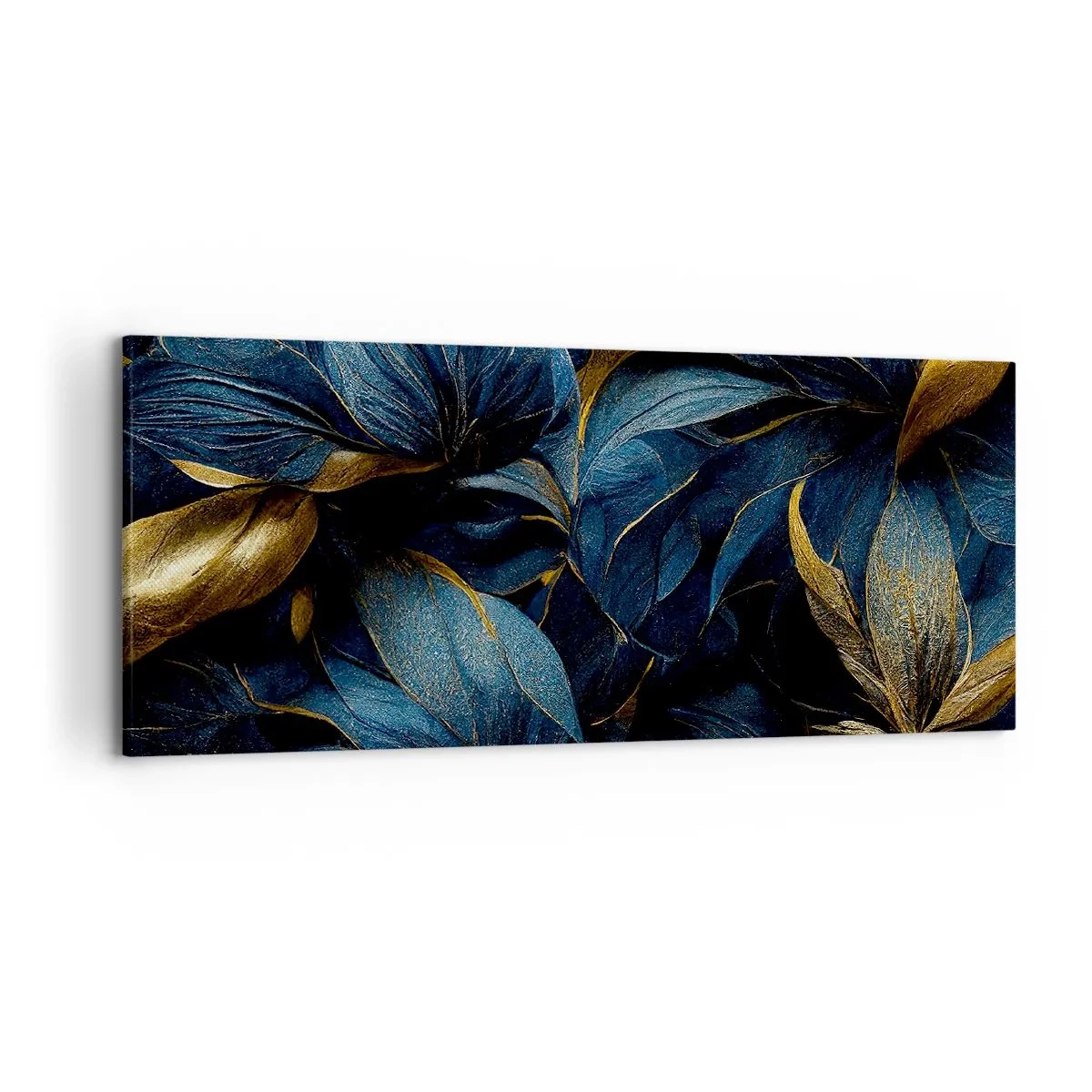 Tablou pe pânză - Căptușită cu aur - 120x50 cm