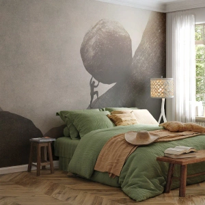 Fototapetă personalizată Premium Canvas - Cred, în ciuda așteptărilor - Abstracția, Bucată, Forta