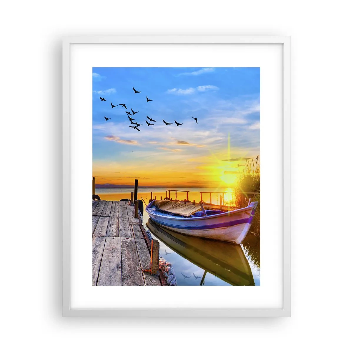 Poster în ramă albă - La revedere, până mâine - 40x50 cm