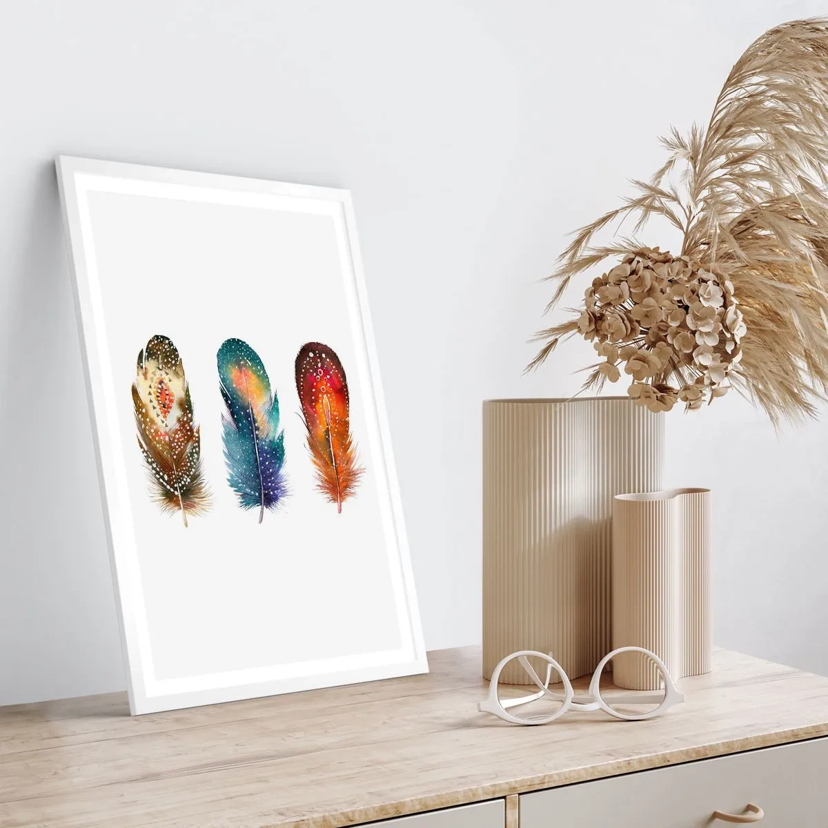 Poster în ramă albă - Ritualuri, rituri, mistere - 50x70 cm