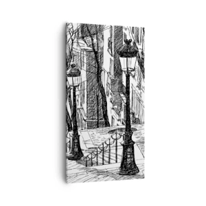Tablou pe pânză - Poveste de dragoste sau poveste de groază? - 55x100 cm