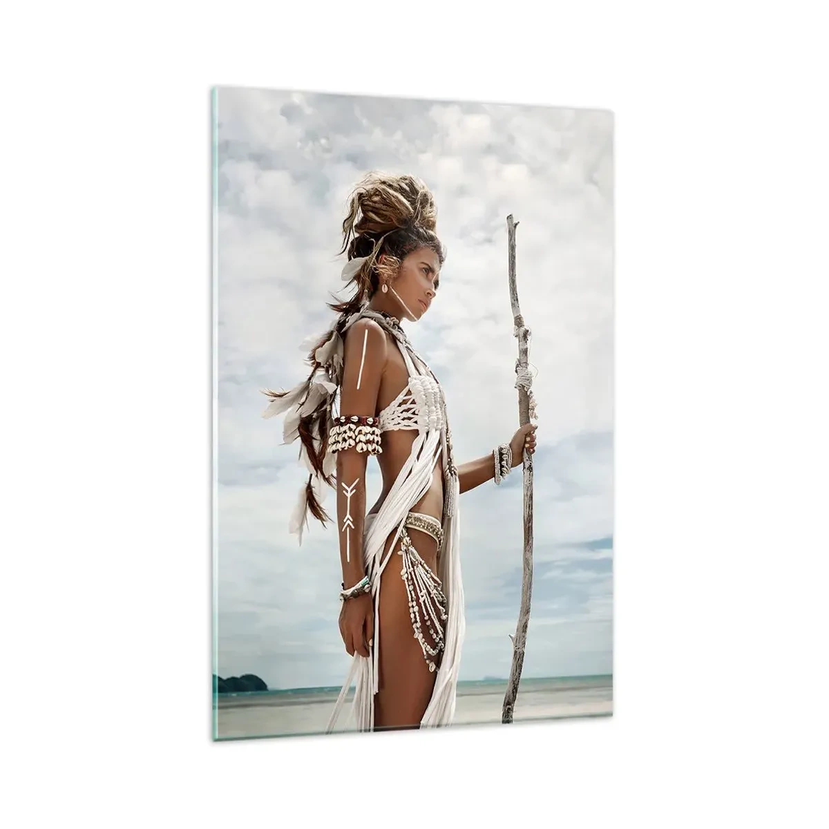 Tablou pe sticlă - Regina tropicelor - 80x120 cm