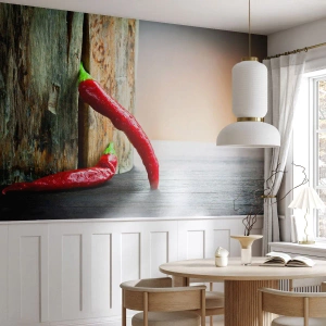 Tapet Standard Eco - Red hot chili peppers - Piper, Chilli, Asezonare - 300x210 cm