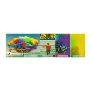 Mostră tapet Premium Sand - Aducând această lume la viață - Abstracția, Om, Model modern - 100x30 cm