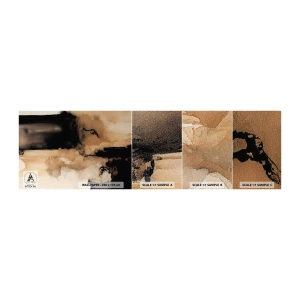 Mostră tapet autocolant Deluxe Sticker - O abstractizare intrigantă - Abstracția, Fum, Minimalist - 100x30 cm