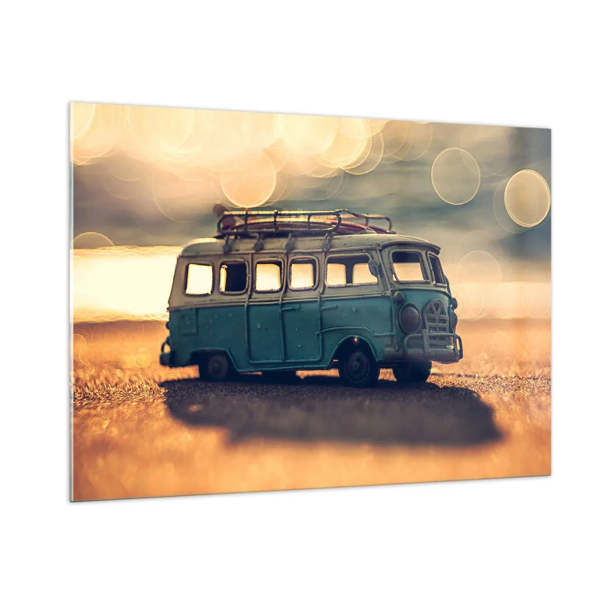 Tablou pe sticlă - Sfârșitul zeilor: banilor și al muncii - 100x70 cm