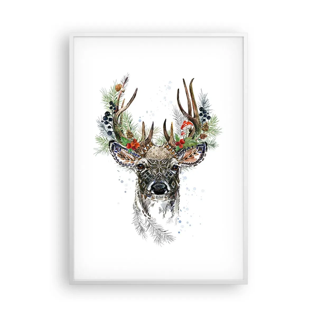 Poster în ramă albă - În ținută festivă - 70x100 cm