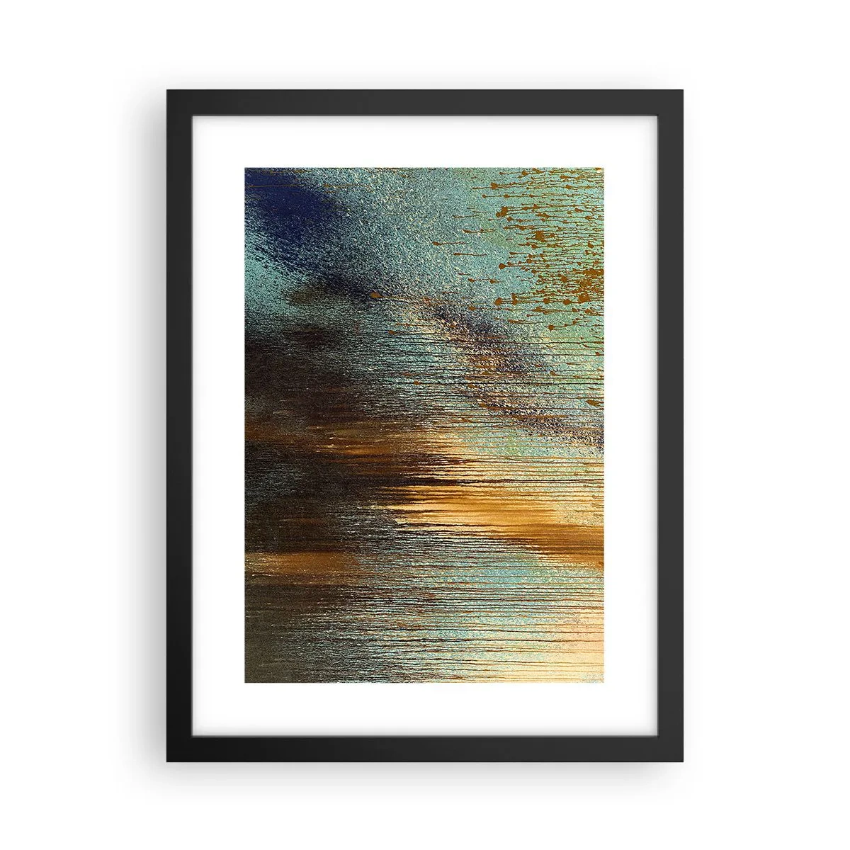 Poster în ramă neagră - O compoziție cromatică neaccidentală - 30x40 cm