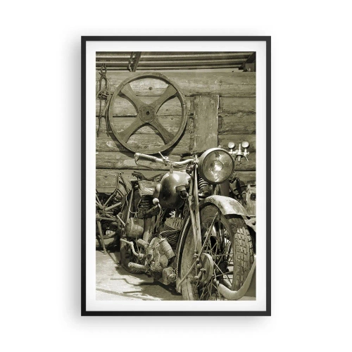 Poster în ramă neagră - În șopronul unchiului Vlad - 61x91 cm