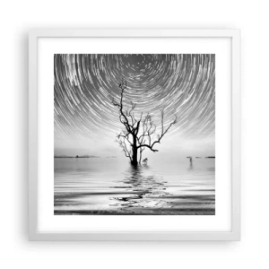 Poster în ramă albă - O simfonie a naturii - 40x40 cm