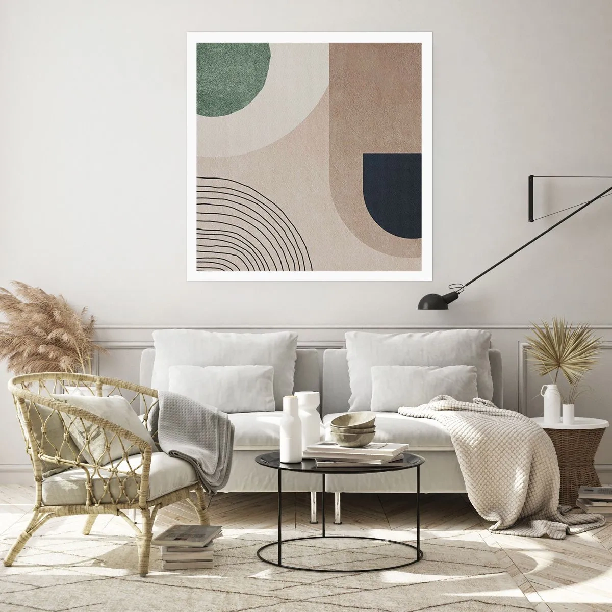 Poster - Blândețea ovalului - 60x60 cm