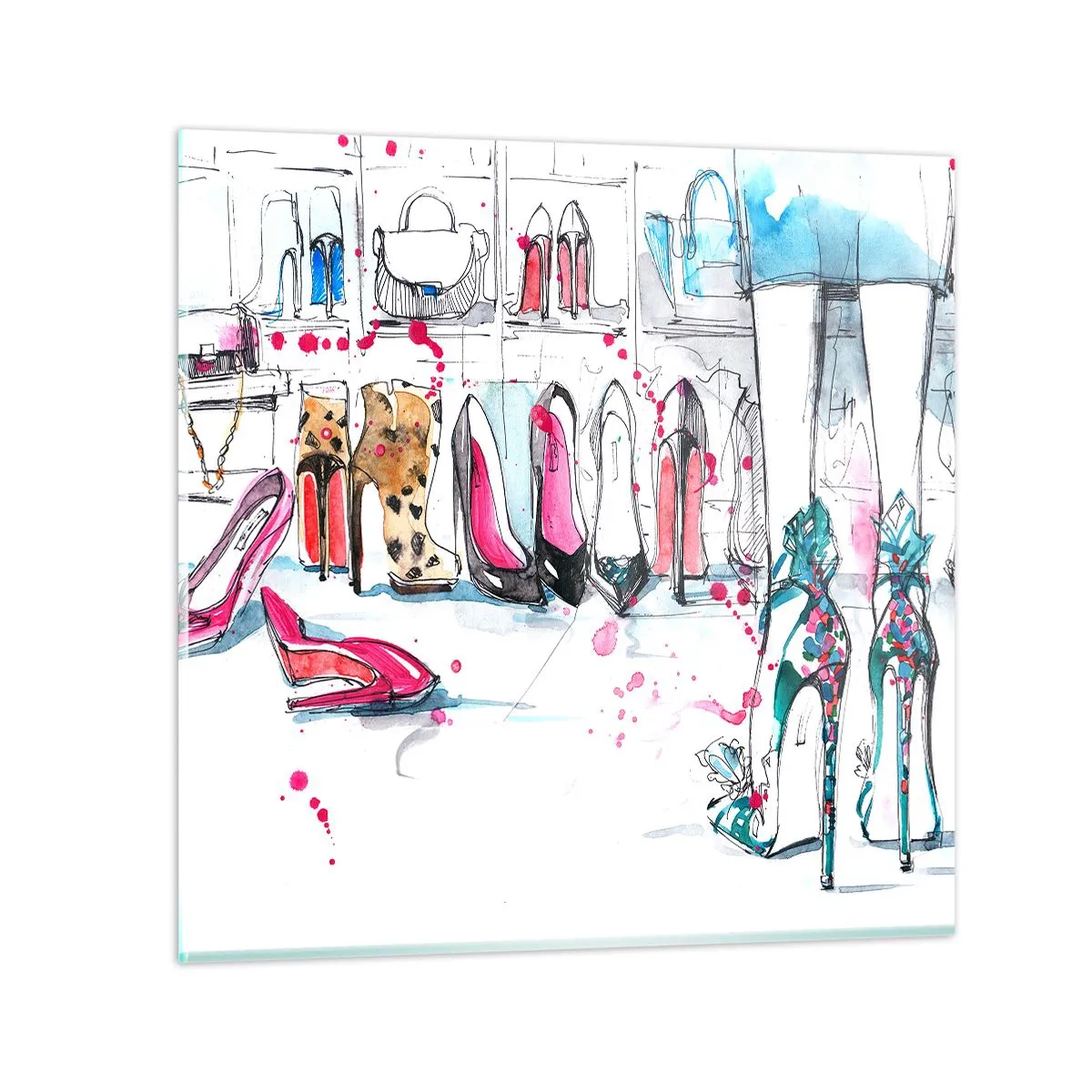 Tablou pe sticlă - Sesam, deschide-te - 40x40 cm