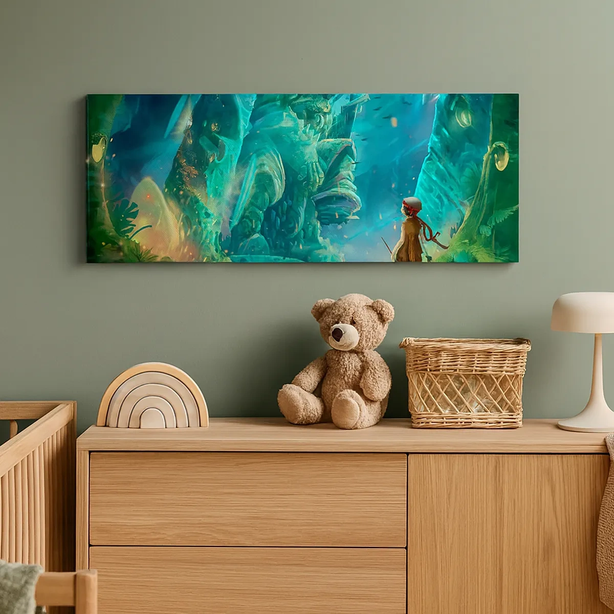 Tablou pe pânză - Din Marea Carte a Basmelor - 30x30 cm