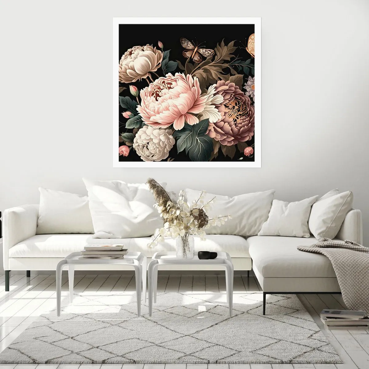 Poster - În stil baroc - 60x60 cm