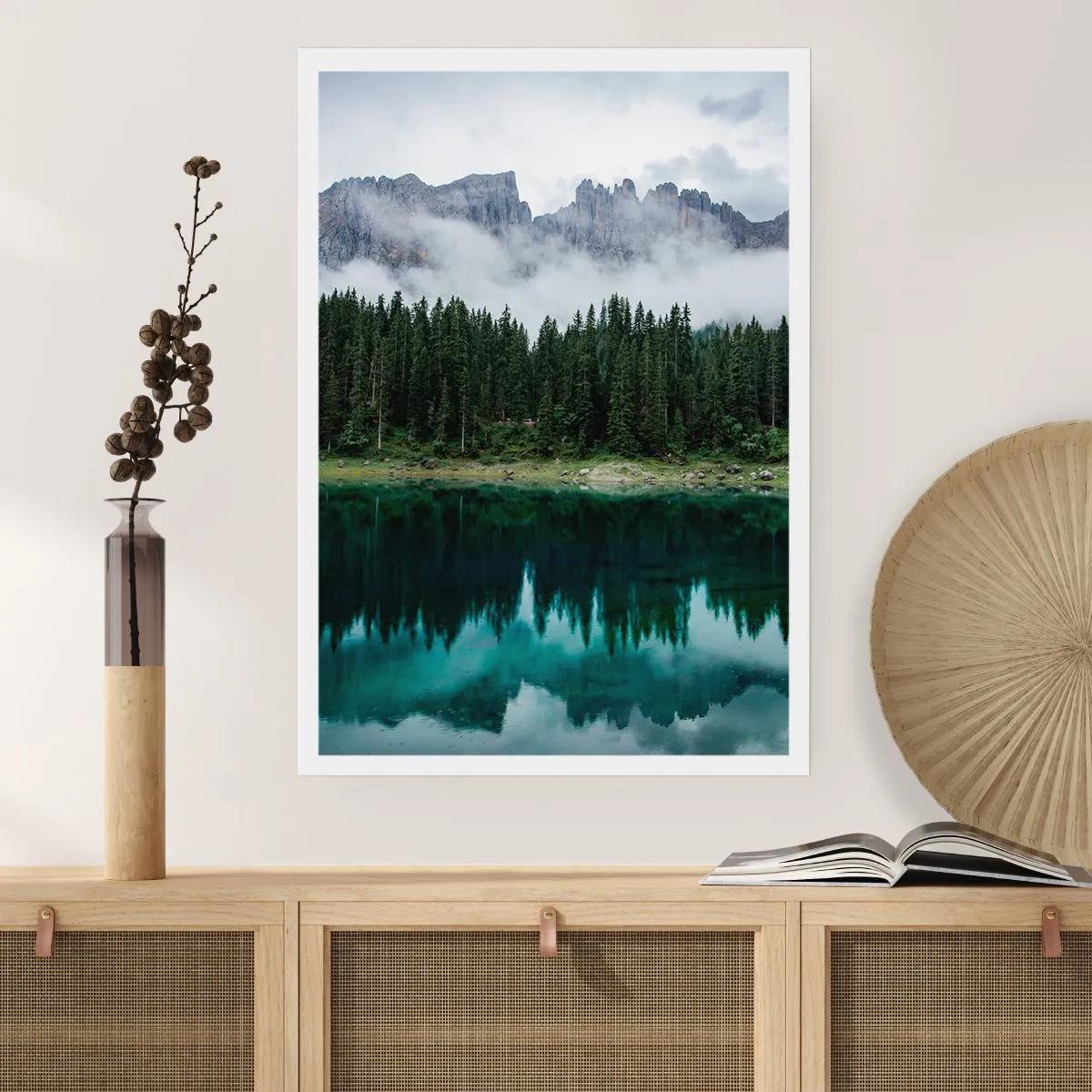 Poster - Liniște, liniște, să nu trezim apa care doarme... - 50x70 cm