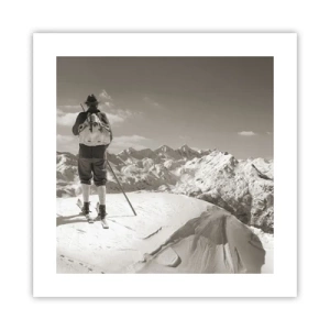 Poster - Și munții sunt la fel - 40x40 cm