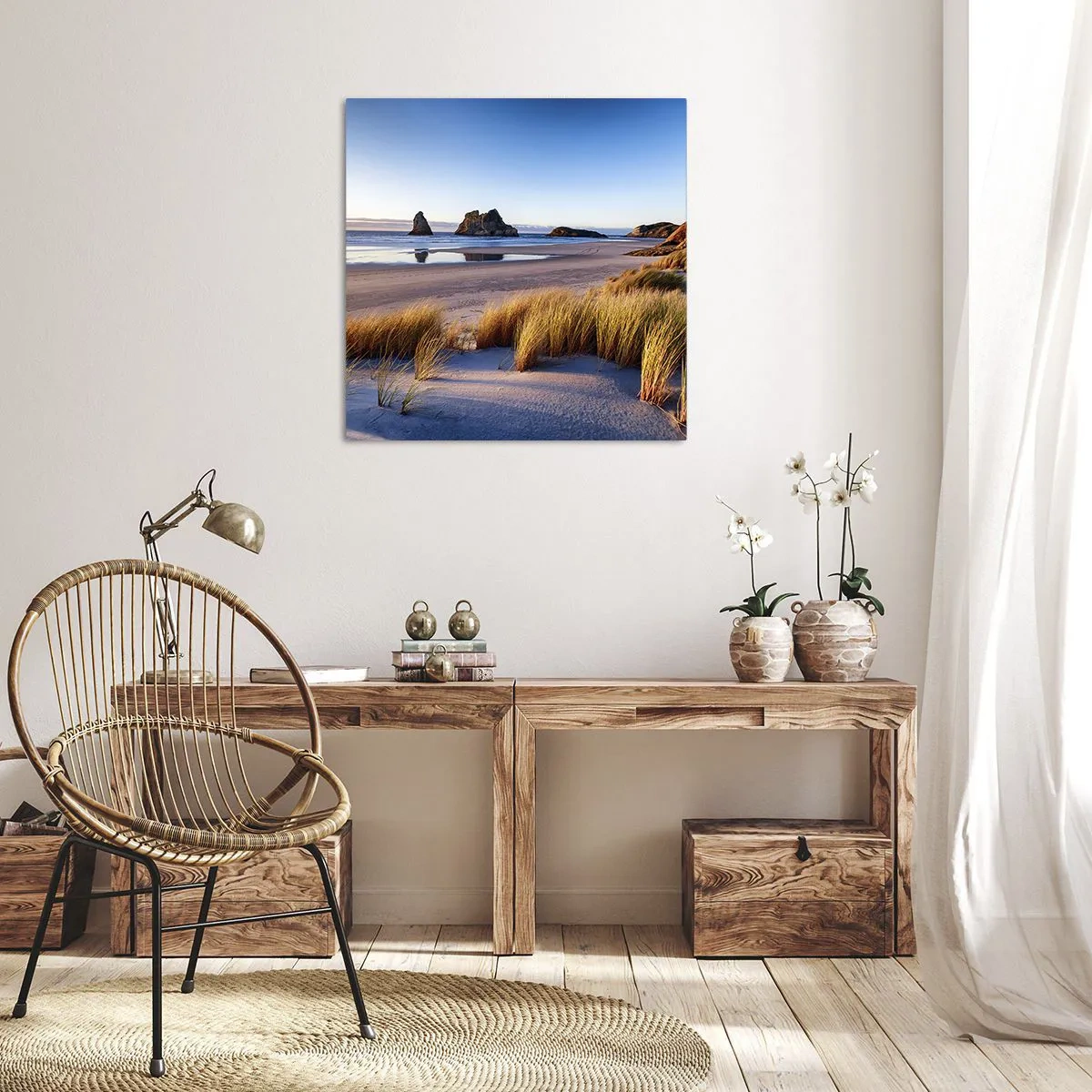 Tablou pe pânză - Pentru cei care caută pacea - 50x50 cm