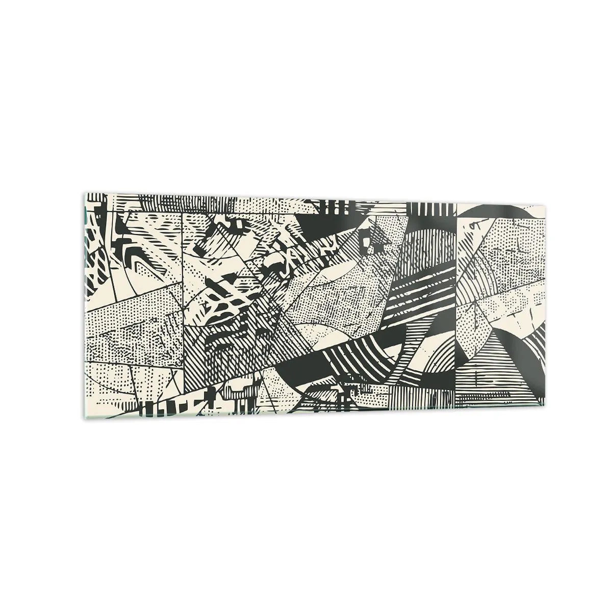 Tablou pe sticlă - Dinamica de astăzi - 120x50 cm