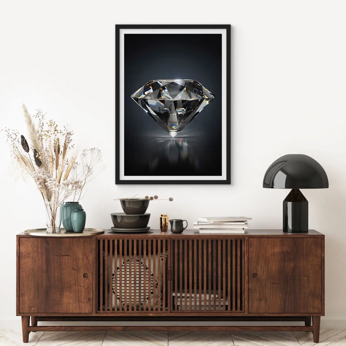 Poster în ramă neagră - Best girls friend - 30x40 cm