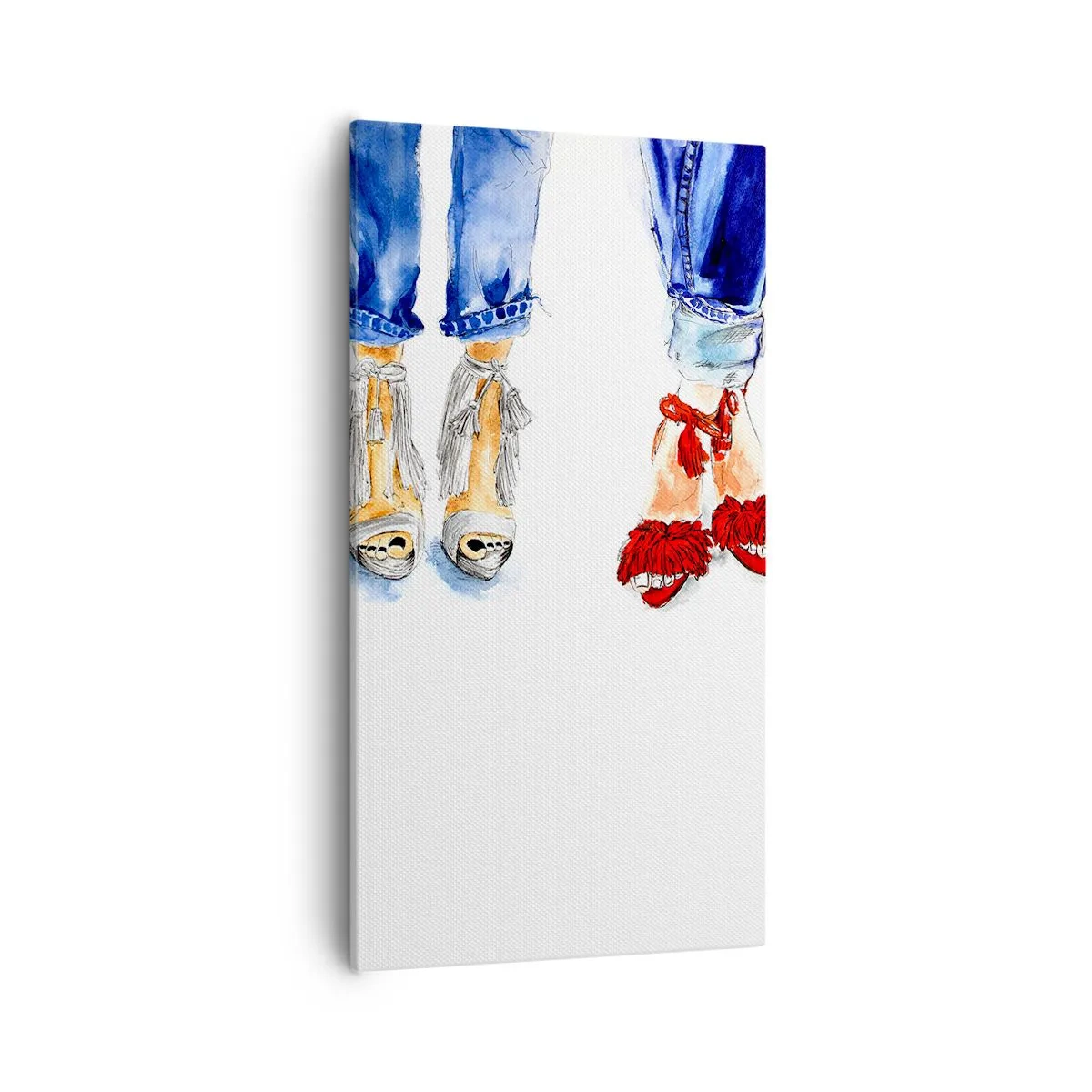 Tablou pe pânză - De ce nu mergem la o plimbare? - 55x100 cm