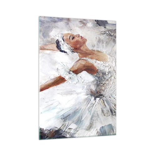 Tablou pe sticlă - Moale și ușoară ca tulul - 50x70 cm