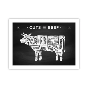 Poster - Abecedar de măcelar - 70x50 cm