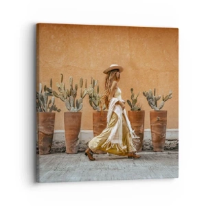 Tablou pe pânză - În stilul hippie - 30x30 cm