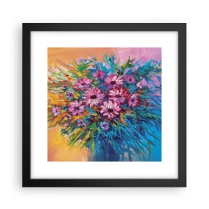 Poster în ramă neagră - Energia vieții - 30x30 cm