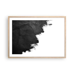 Poster în ramă de stejar deschis - Elemente: pământ - 70x50 cm
