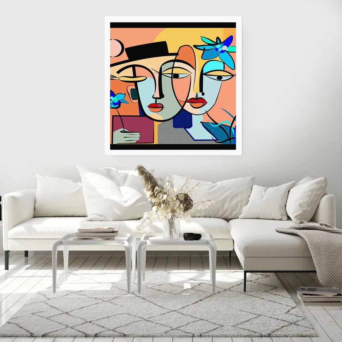 Poster - Întâlnire cu Picasso - 60x60 cm