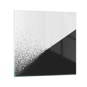 Tablou pe sticlă - Din ce în ce mai repede, din ce în ce mai mult - 30x30 cm