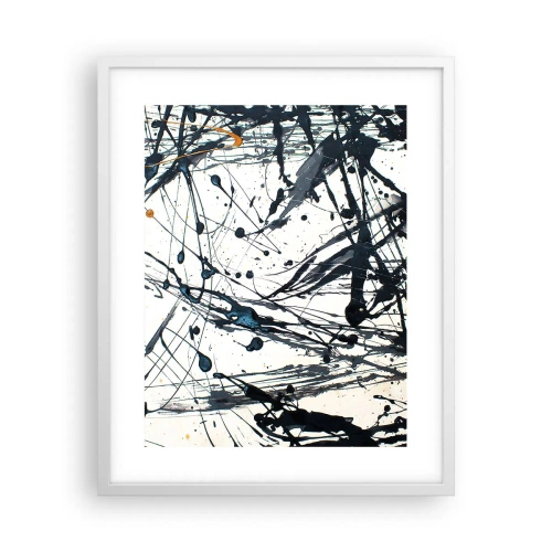 Poster în ramă albă - Cu sau fără sens? - 40x50 cm