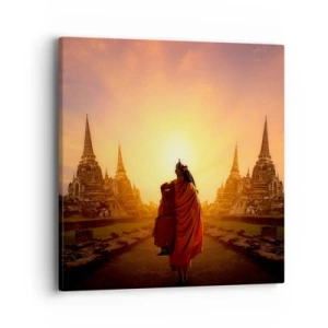 Tablou pe pânză - În pace prin eternitate - 40x40 cm