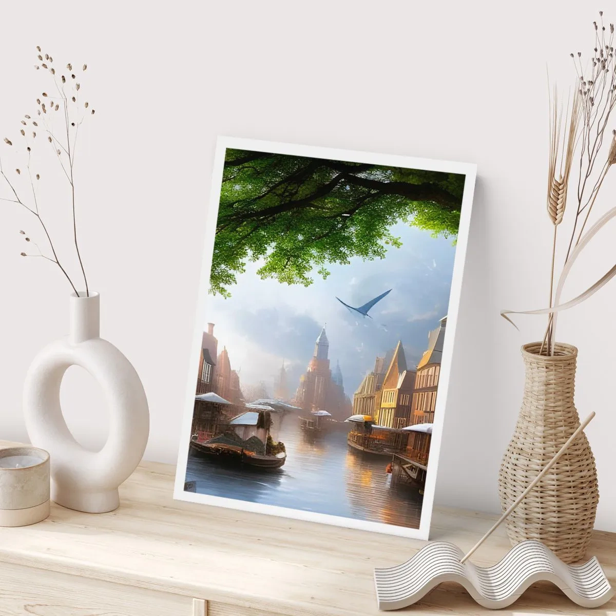 Poster - Peisaj urban olandez  - 61x91 cm