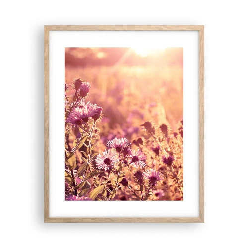 Poster în ramă de stejar deschis - Înainte ca vara să plece - 40x50 cm