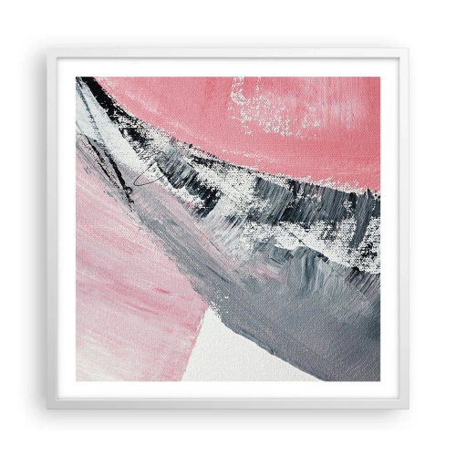 Poster în ramă albă - Compoziție adaptată - 60x60 cm