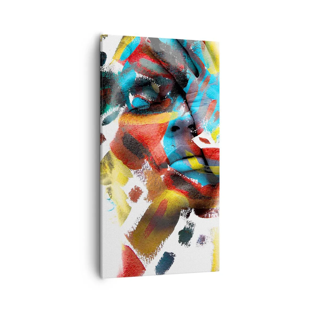 Tablou pe pânză - Personalitate colorată - 55x100 cm