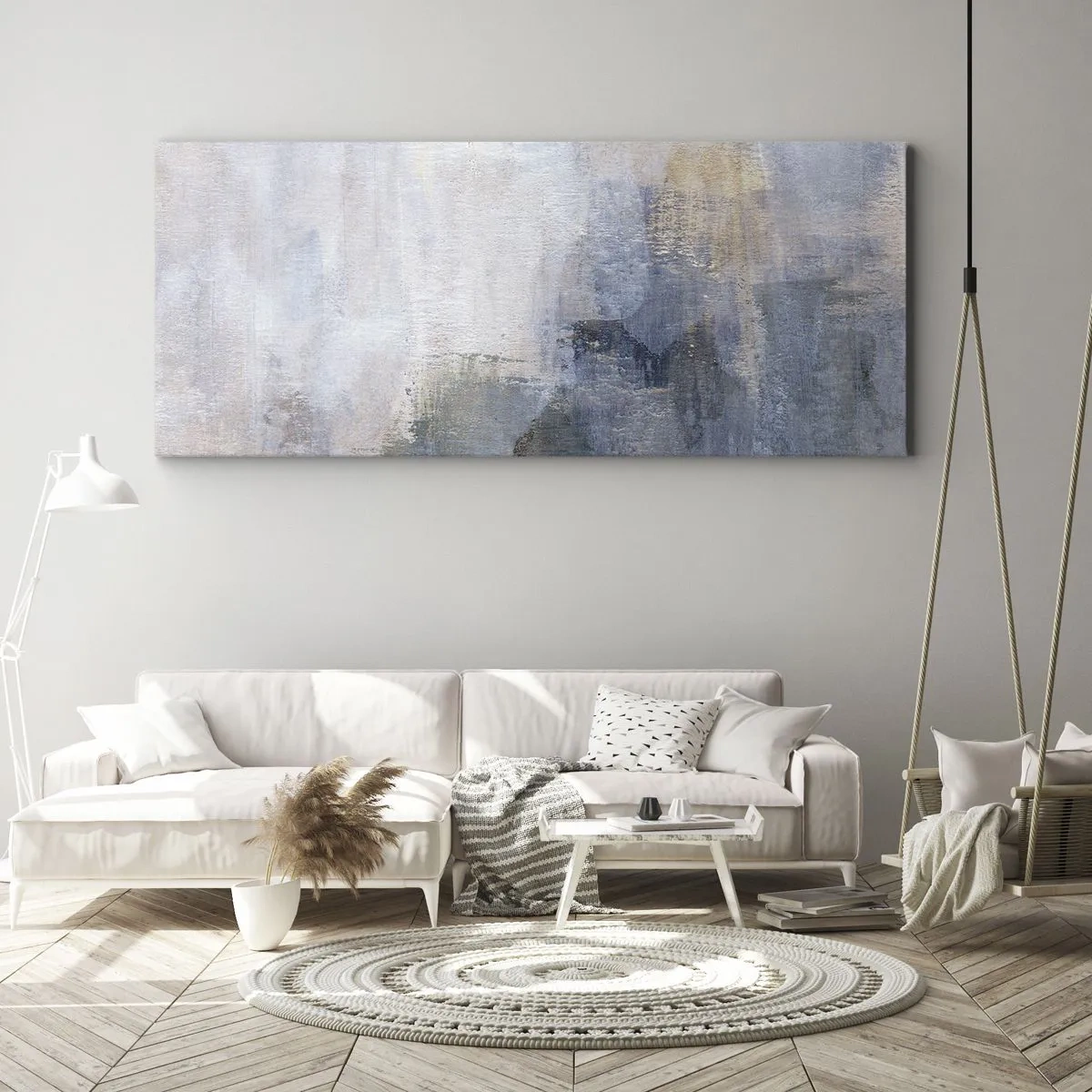 Tablou pe pânză - Tonuri și acorduri de culoare - 100x40 cm