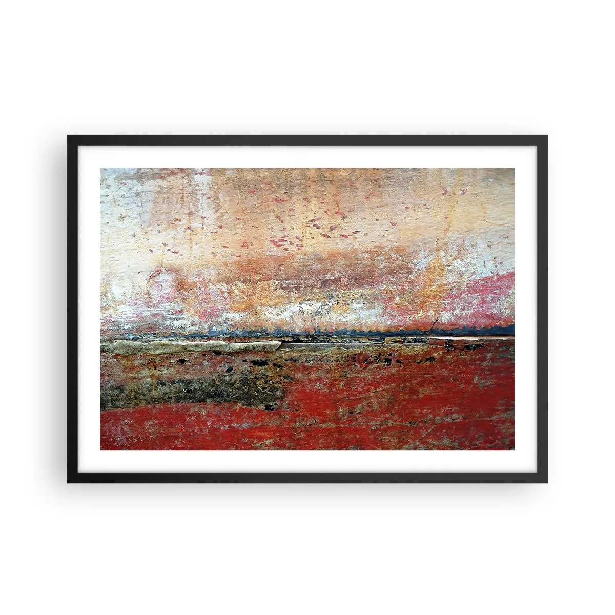 Poster în ramă neagră - Oare este marea? - 70x50 cm